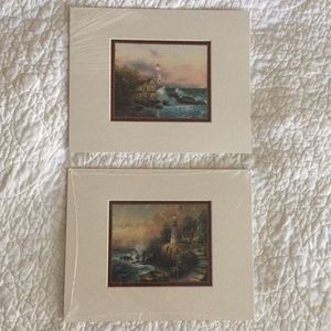Two Accent Prints by Thomas Kinkade Company 2006